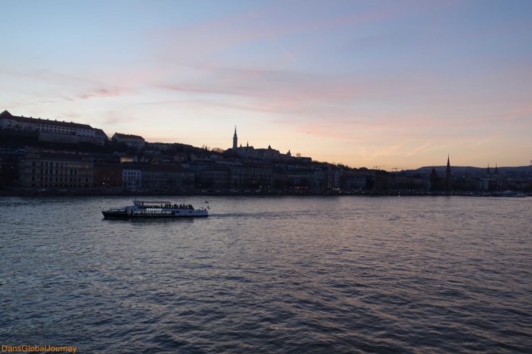 sunset from Chain Bridge