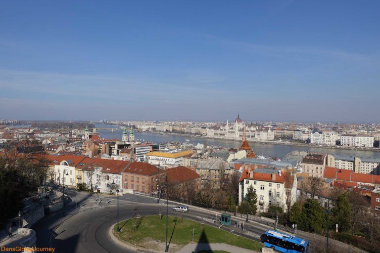 view on Danube River and Parliament