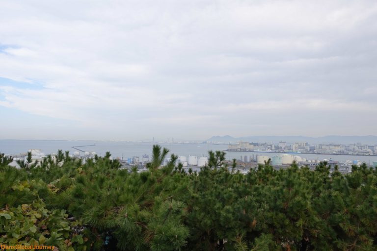 Fukuoka's harbor from Nishi Park