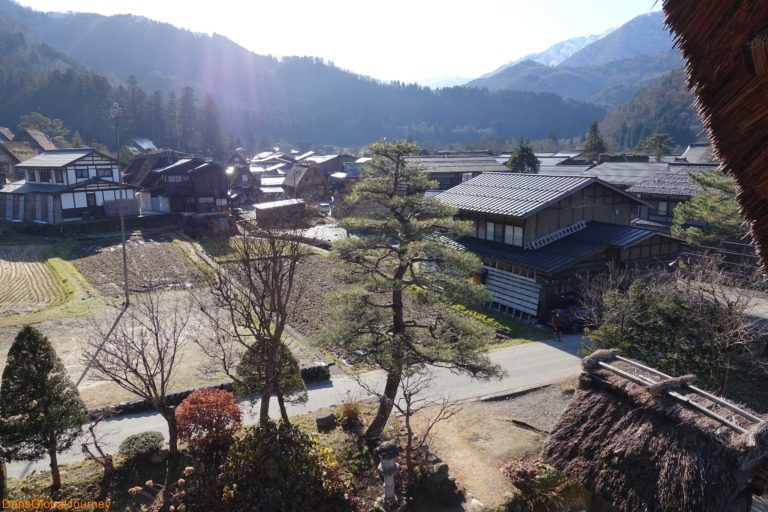 view of Shirakawago from Kanda-ke House