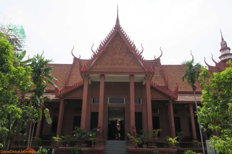 front entrance of National Museum of Cambodia