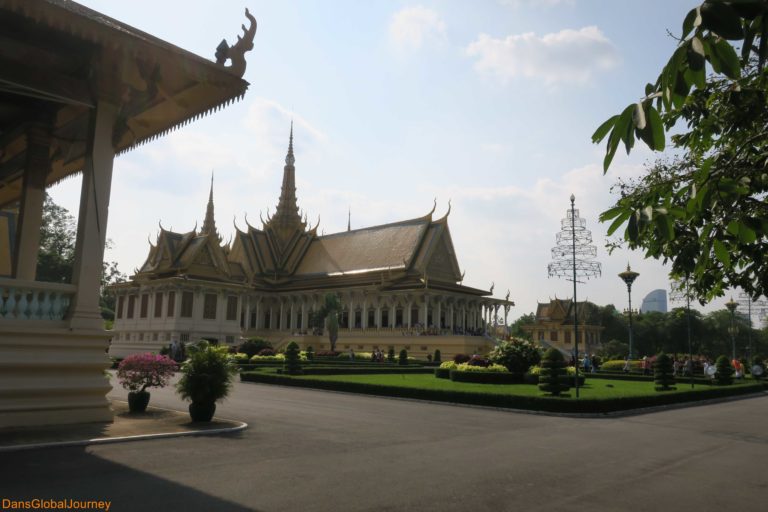 the area of the Royal Palace in Phnom Penh