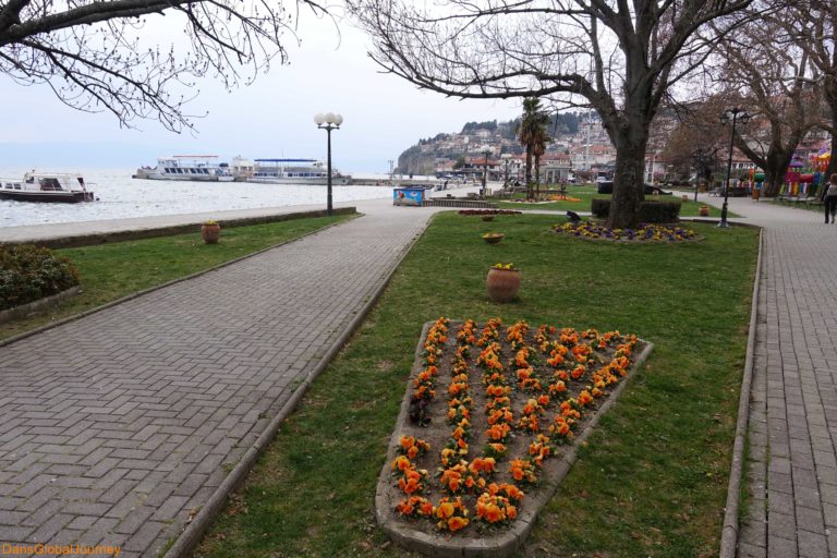park at Lake Ohrid