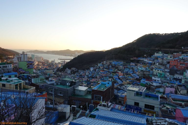 Gamcheon Culture Village sunset