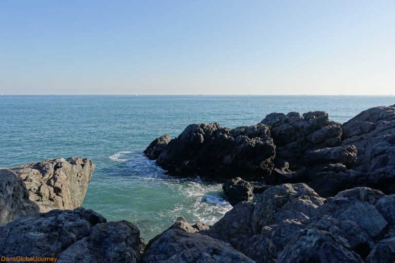 ocean view on Dongbaek Island