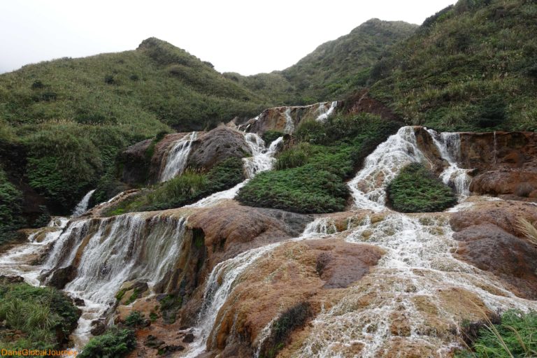 Gold Waterfall in northern Taiwan